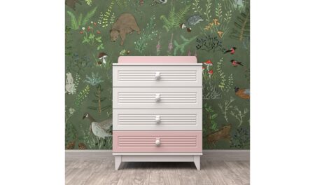 Panjurlu Şifonyer (Pembe)