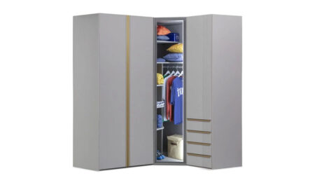 Puzzle Elegant 4 Kapılı Köşe Dolap 842