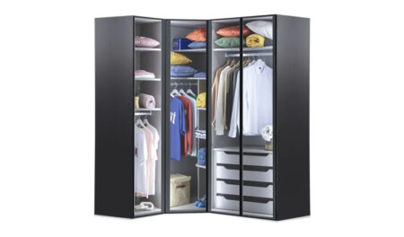 Puzzle Loft 4 Kapılı Köşe Dolap 835 + 2 Kapılı İç Çekmece