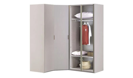 Puzzle Pera 4 Kapılı Köşe Dolap