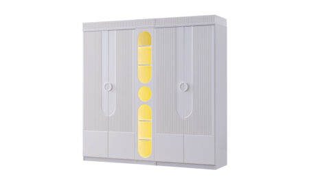 Vira 4 Kapaklı Dolap (Işıklı)