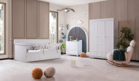 Ömür - Berlin Beyaz Set