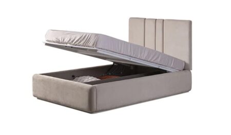 Pera Bazalı Karyola 100 x 200 (Vizon-Bej)