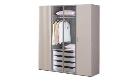 Puzzle Pera 4 Kapılı Dolap 434 + 2K İç Çekmece