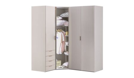 Puzzle Pera 4 Kapılı Köşe Dolap 842